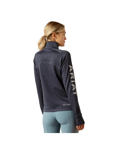 Ariat Tek Team 1/2 Zip Sweatshirt Ombre Blue Heather