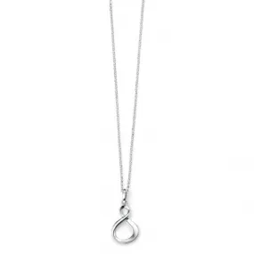 Beginnings Sterling Silver Infinity Loop Pendant P4146