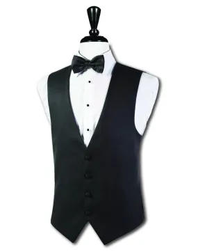 Black Mason Tuxedo Vest