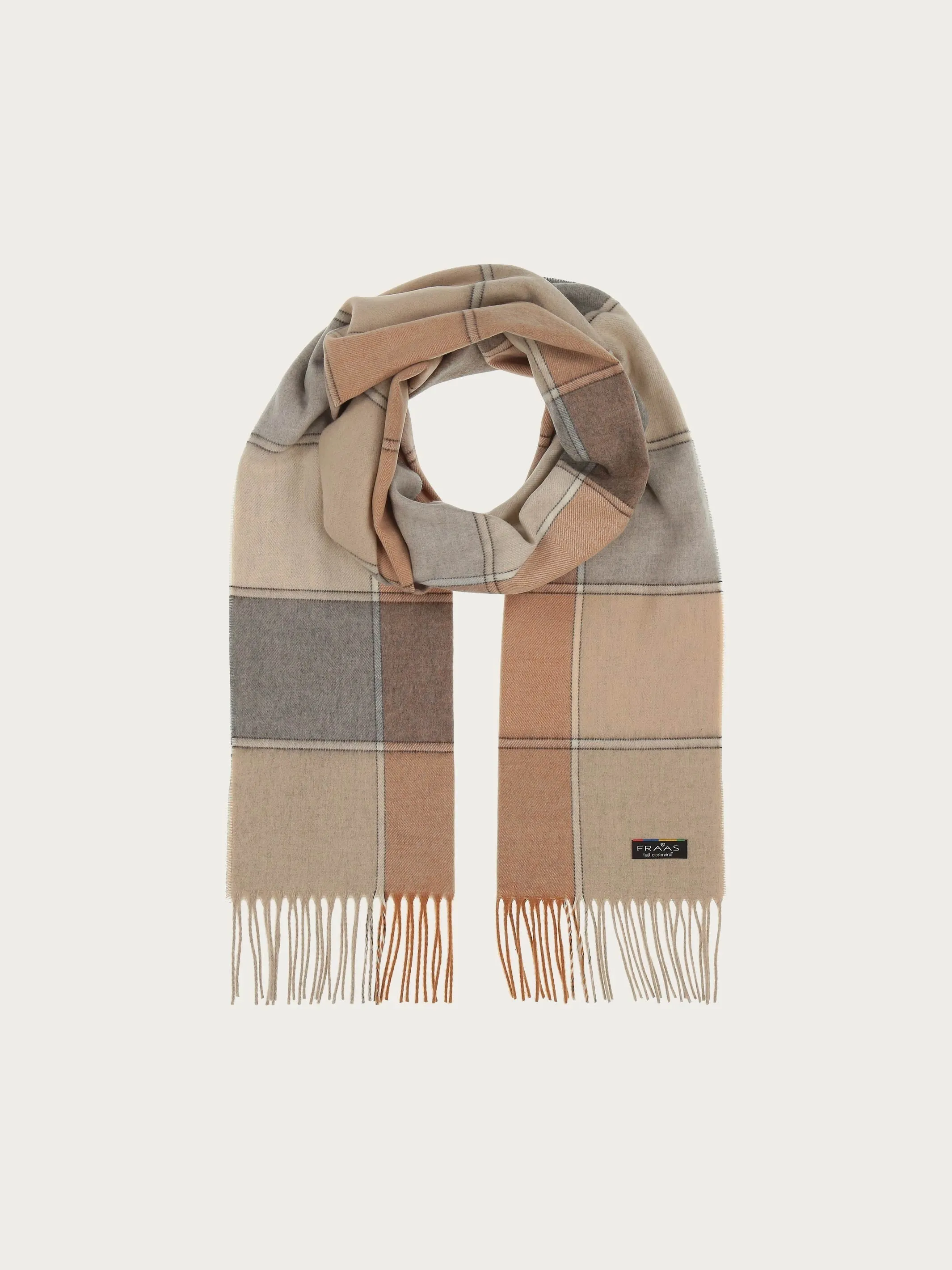 Box Plaid Twill Cashmink Scarf