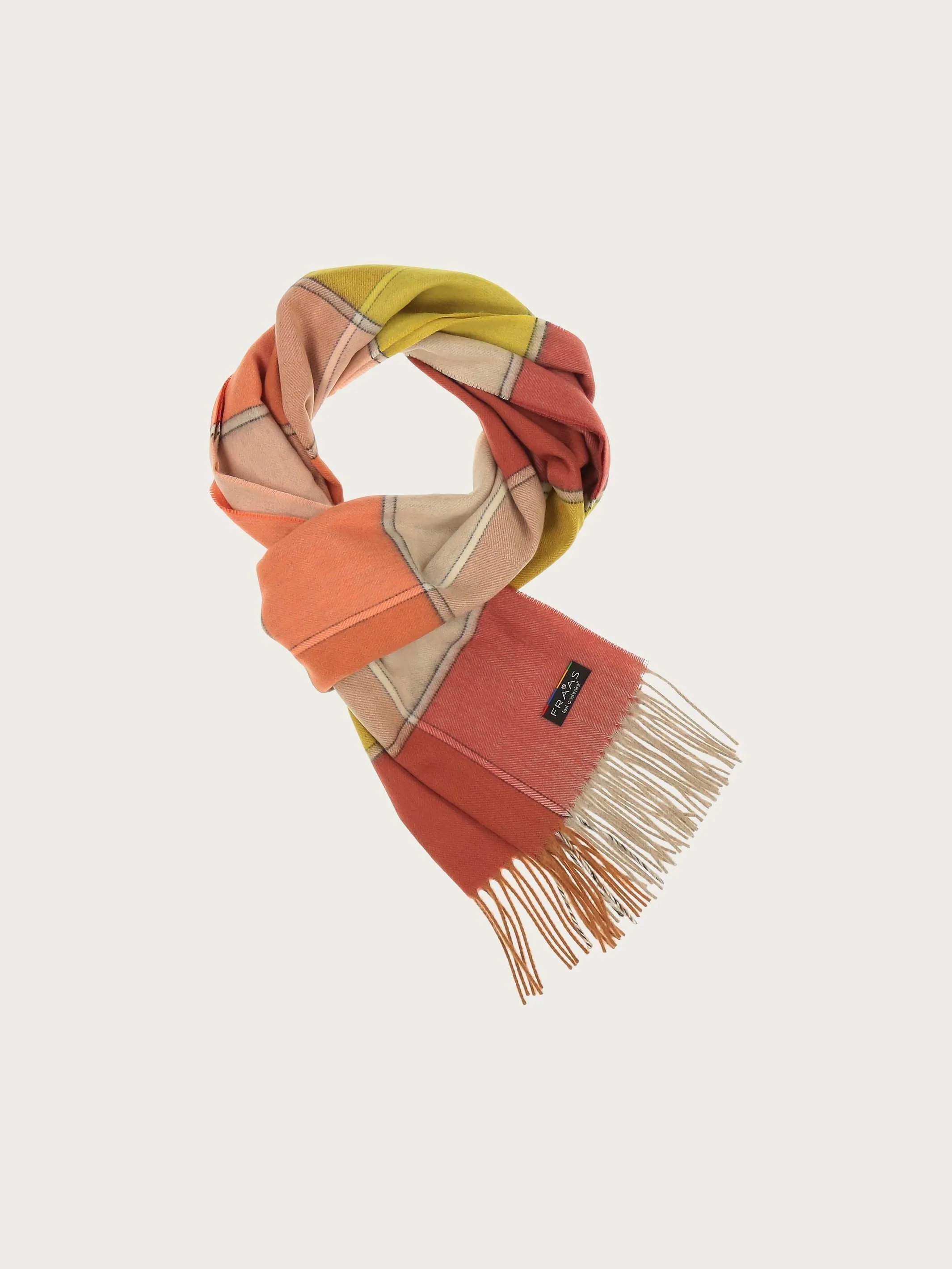 Box Plaid Twill Cashmink Scarf