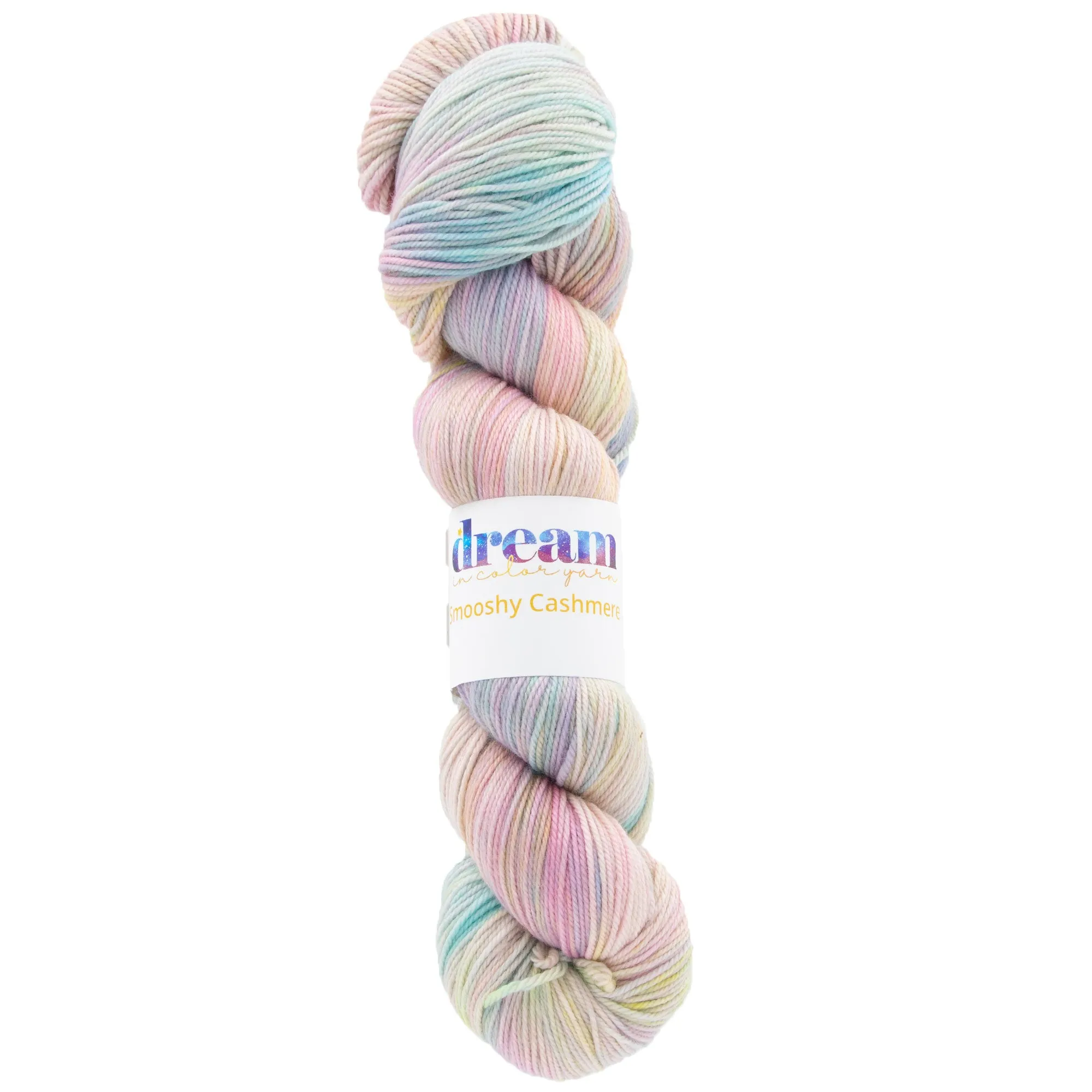 Dream in Color Smooshy Cashmere Yarn - Gold & Kisses