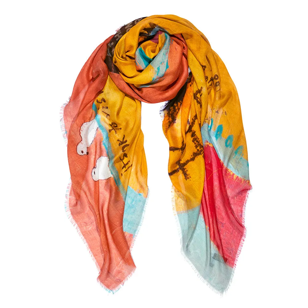 English Weather Marigold Scarf