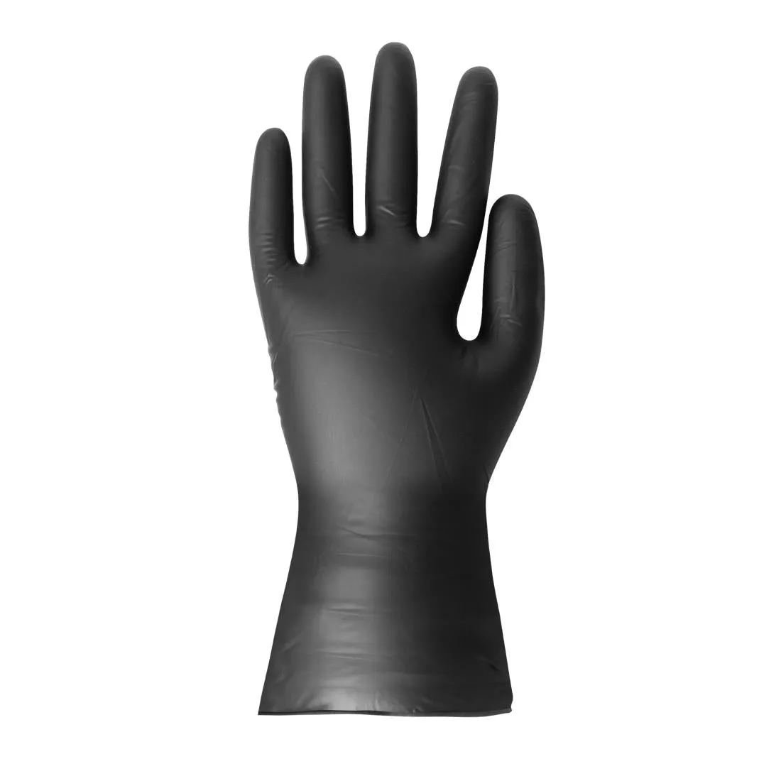 FJ748-M Hygiplas Vinyl Black Powder Free Glove M - pack 100