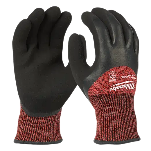 General Purpose Gloves - Milwaukee® Cut Level 3 Winter Dipped Gloves, 48-22-892