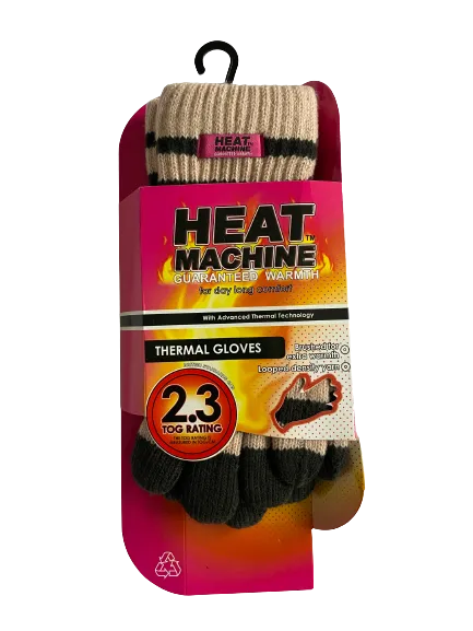 Heat Machine Ladies Thermal Insulated Gloves code 3066 - One Size