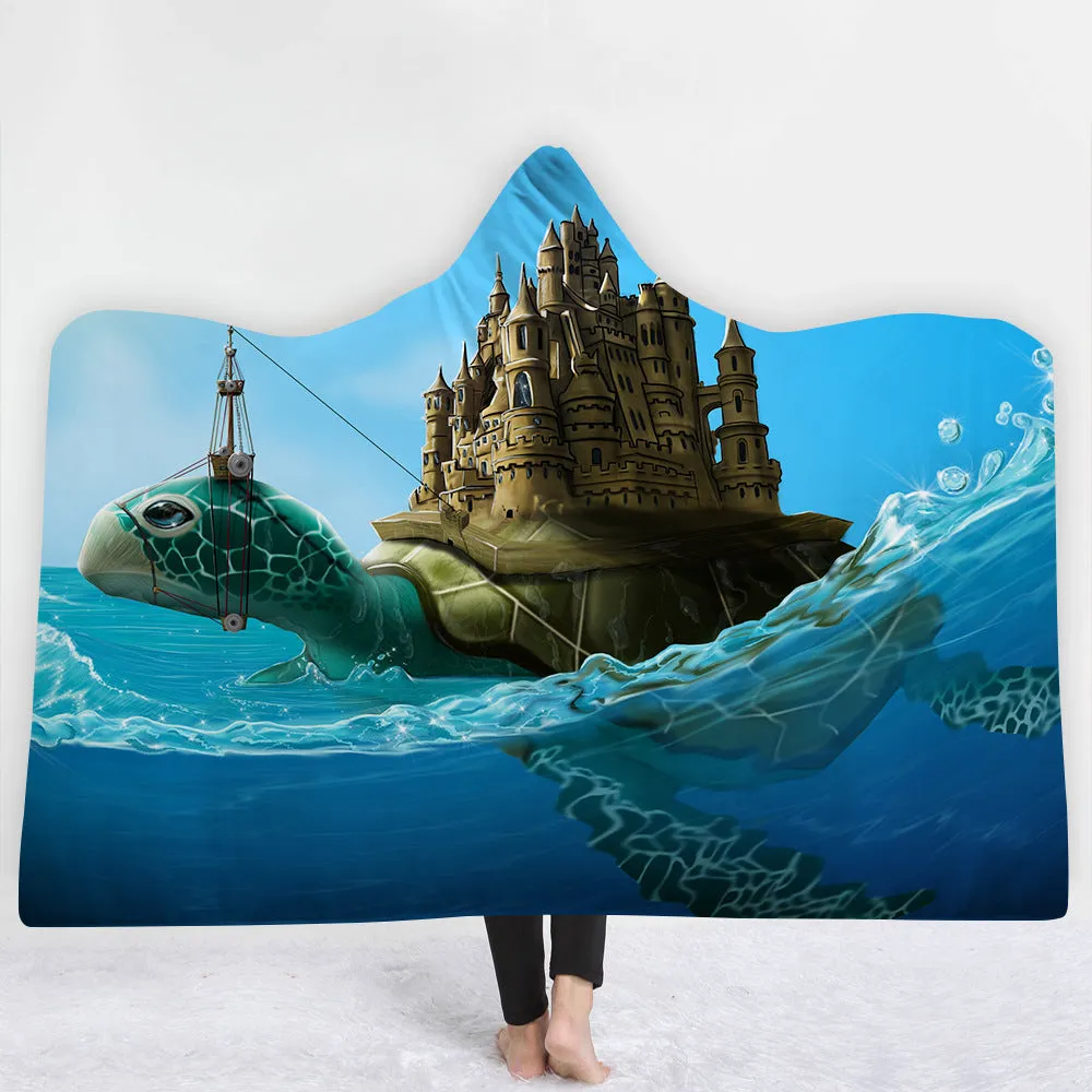 Hooded Blanket Cloak Blanket Thick Blanket