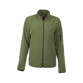 JONSSON WOMEN'S FIVE POCKET FLEECE JACKET COLOUR-FERN GREEN SIZE-2XL