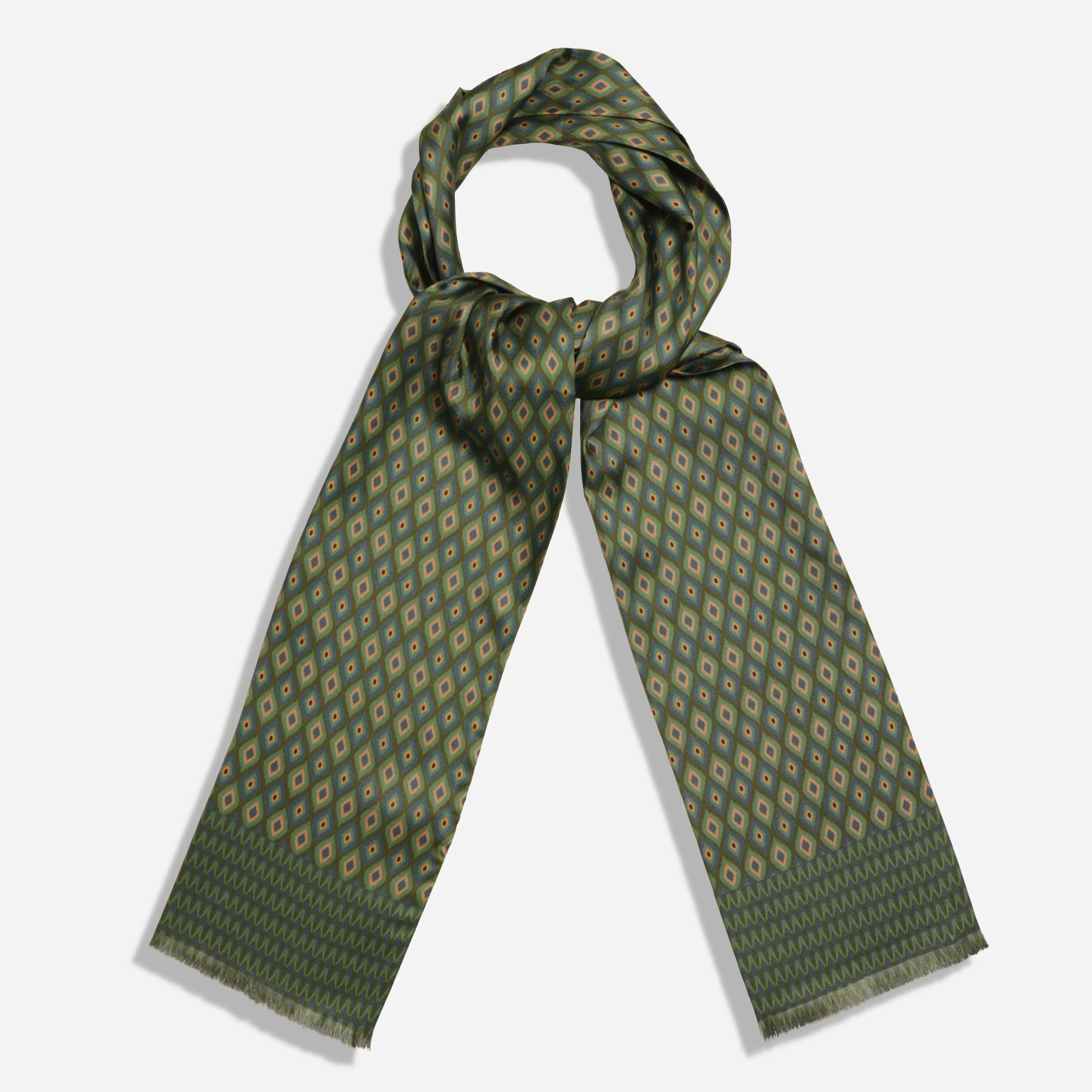 Lawrence Flame Sage Scarf