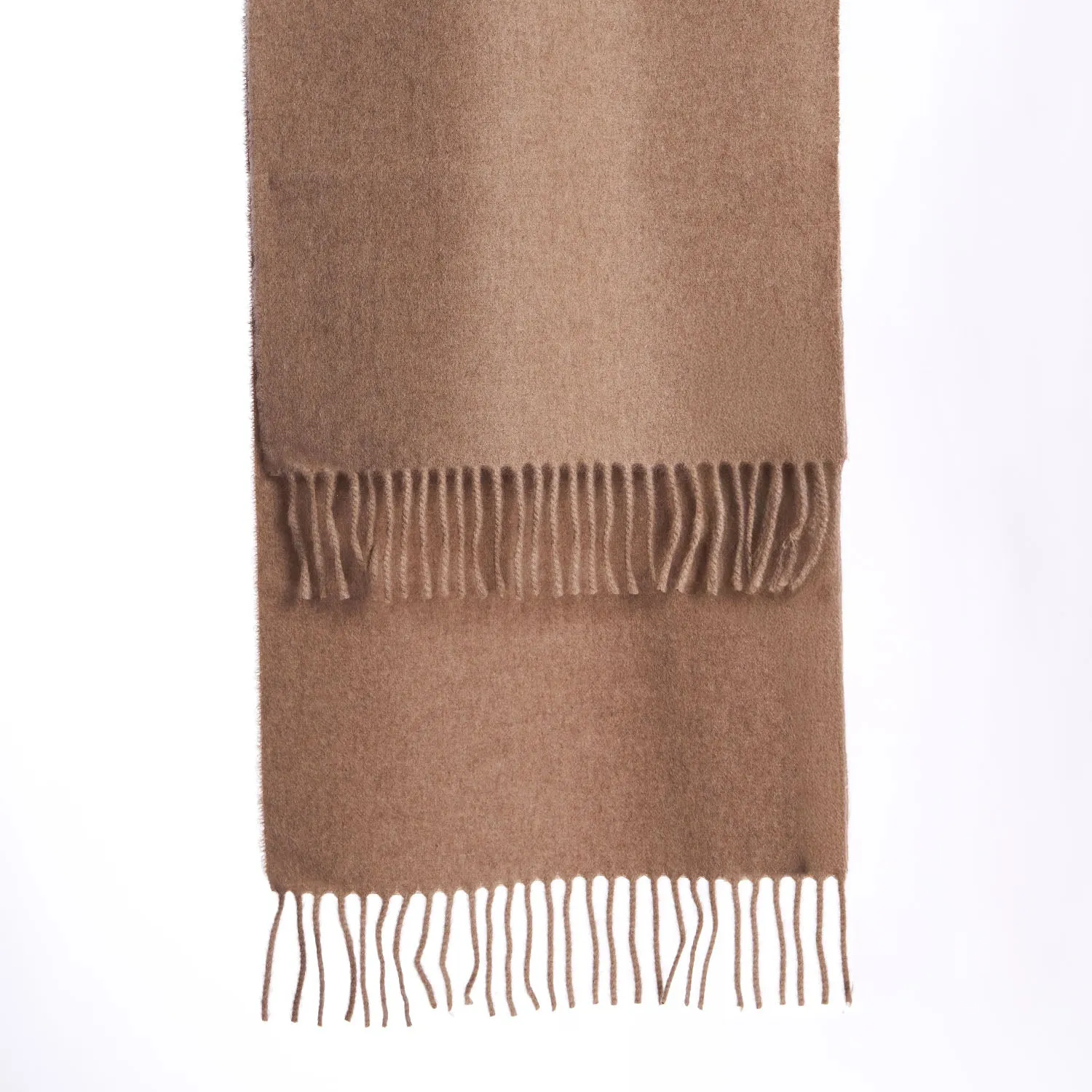 LIGHT BROWN CASHMERE SCARF