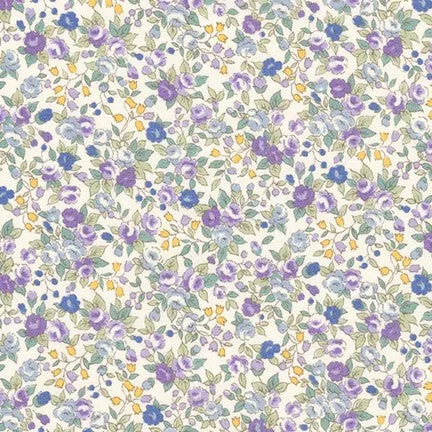 Men's Pocket Square / Blossoms In Purple