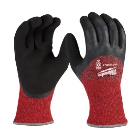 Milwaukee Men's Outdoor Dipped Gloves Black/Red L 1 pair