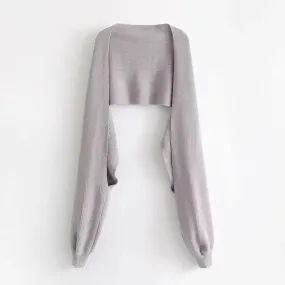 Nayth Sleeve Scarf - Gray