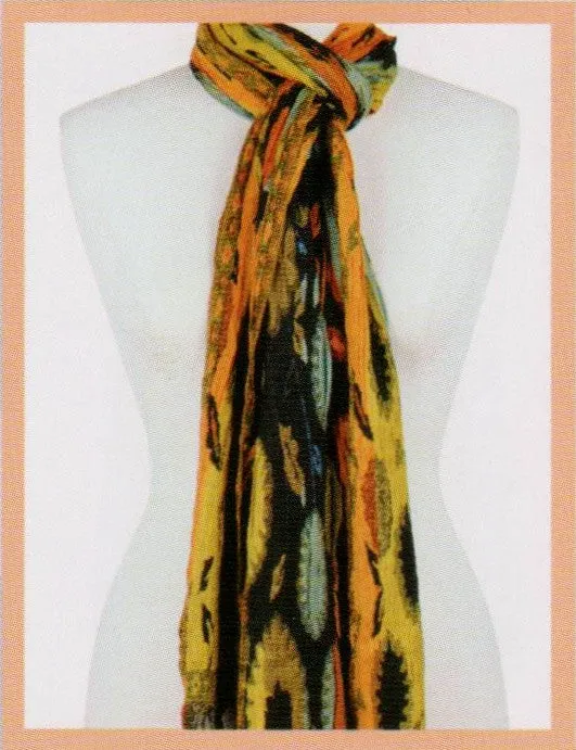 Rapti Silk Blend Lycra Scarves from Nepal