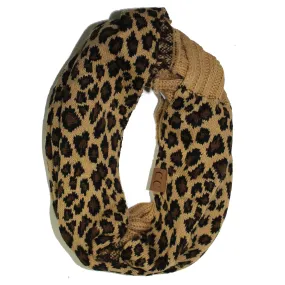 SF-45 Camel Leopard Scarf