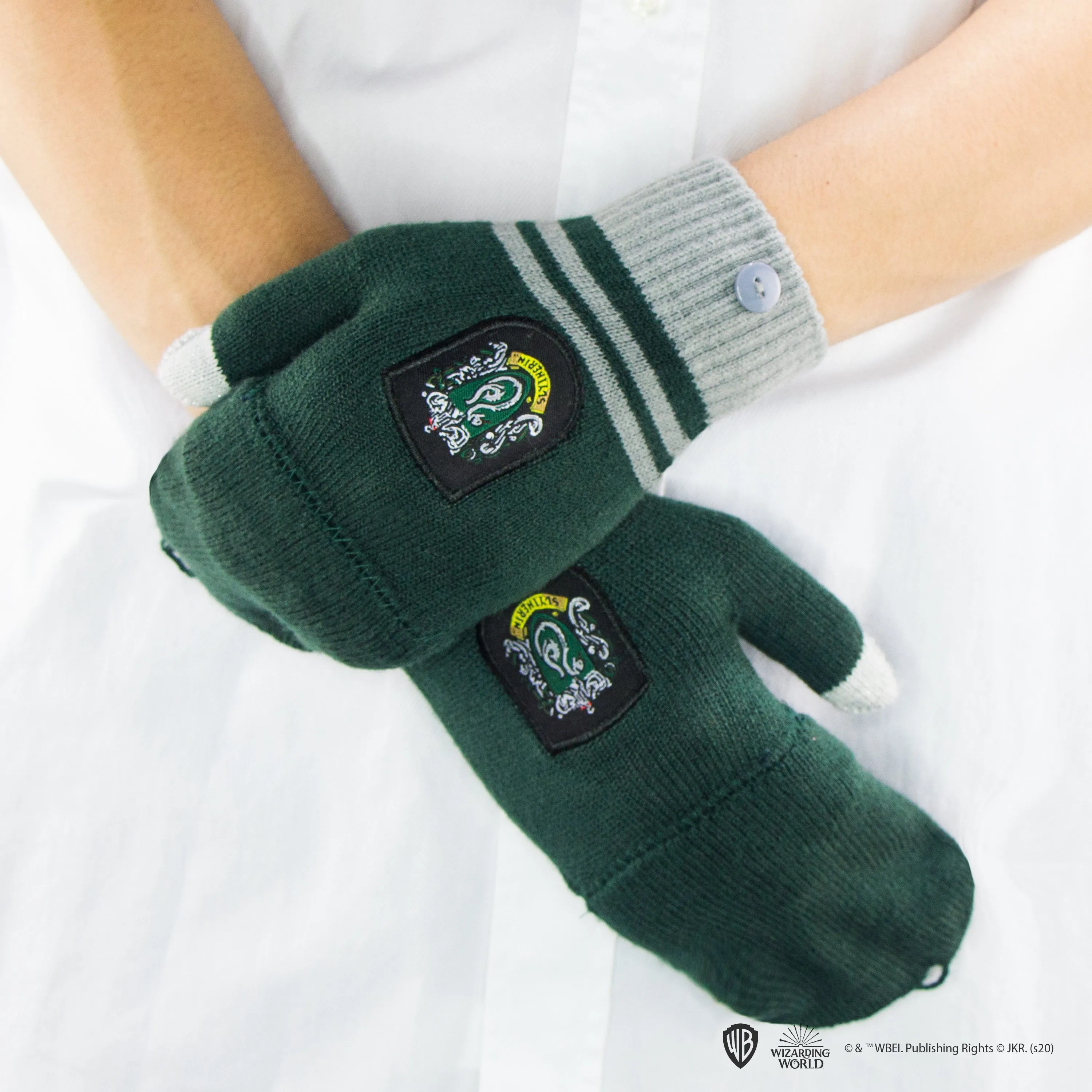 Slytherin Mitten/Fingerless Gloves