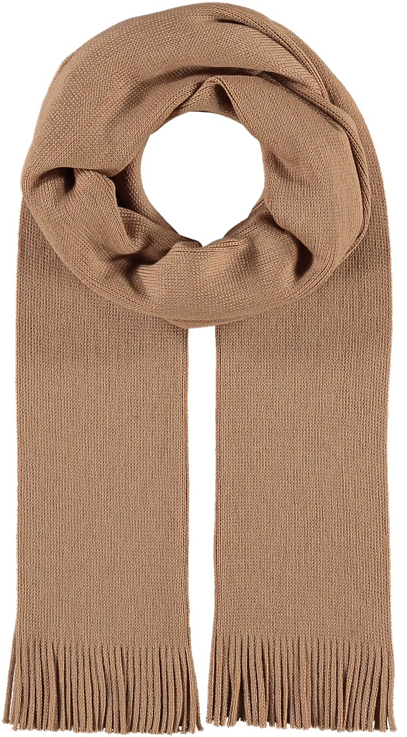 Solid Wool Raschel Knit Scarf