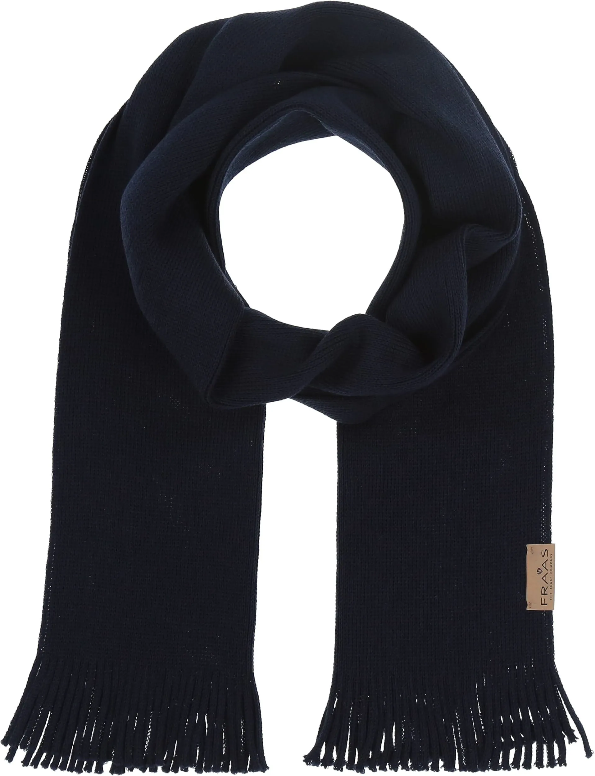 Solid Wool Raschel Knit Scarf