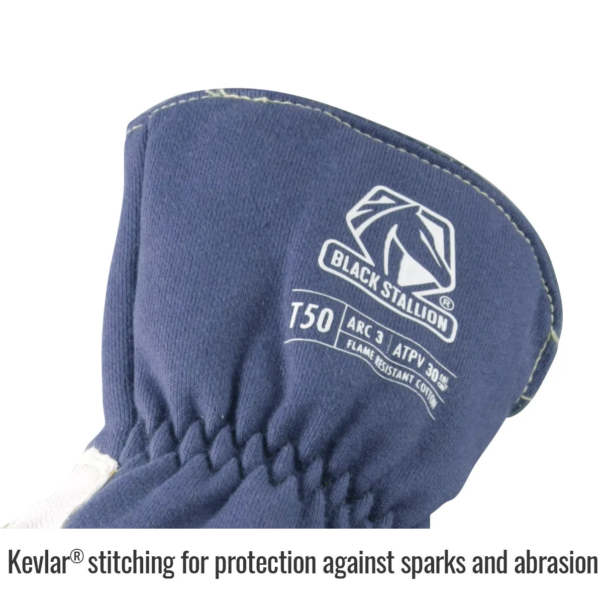 T50 Premium Grain Goatskin & FR Cotton TIG Welding Glove (1 Pair)