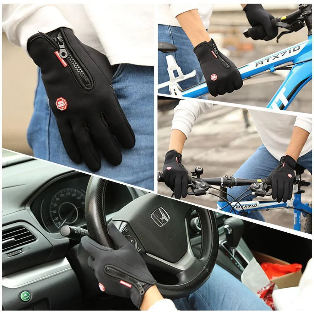 Tendaisy Warm Thermal Gloves Cycling Running Driving Gloves