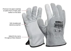 The Rigger Premium Split Leather Gloves