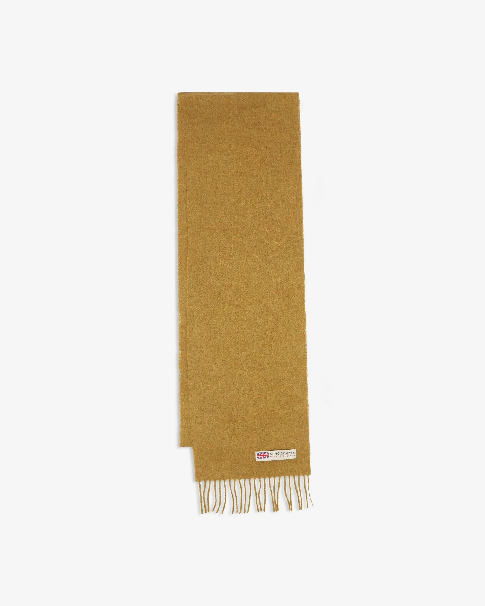 UK Wool Scarf - Lowlands in Gold