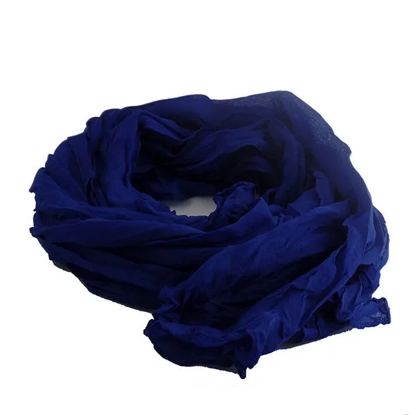 Versatile Blue Scarf and Shawl