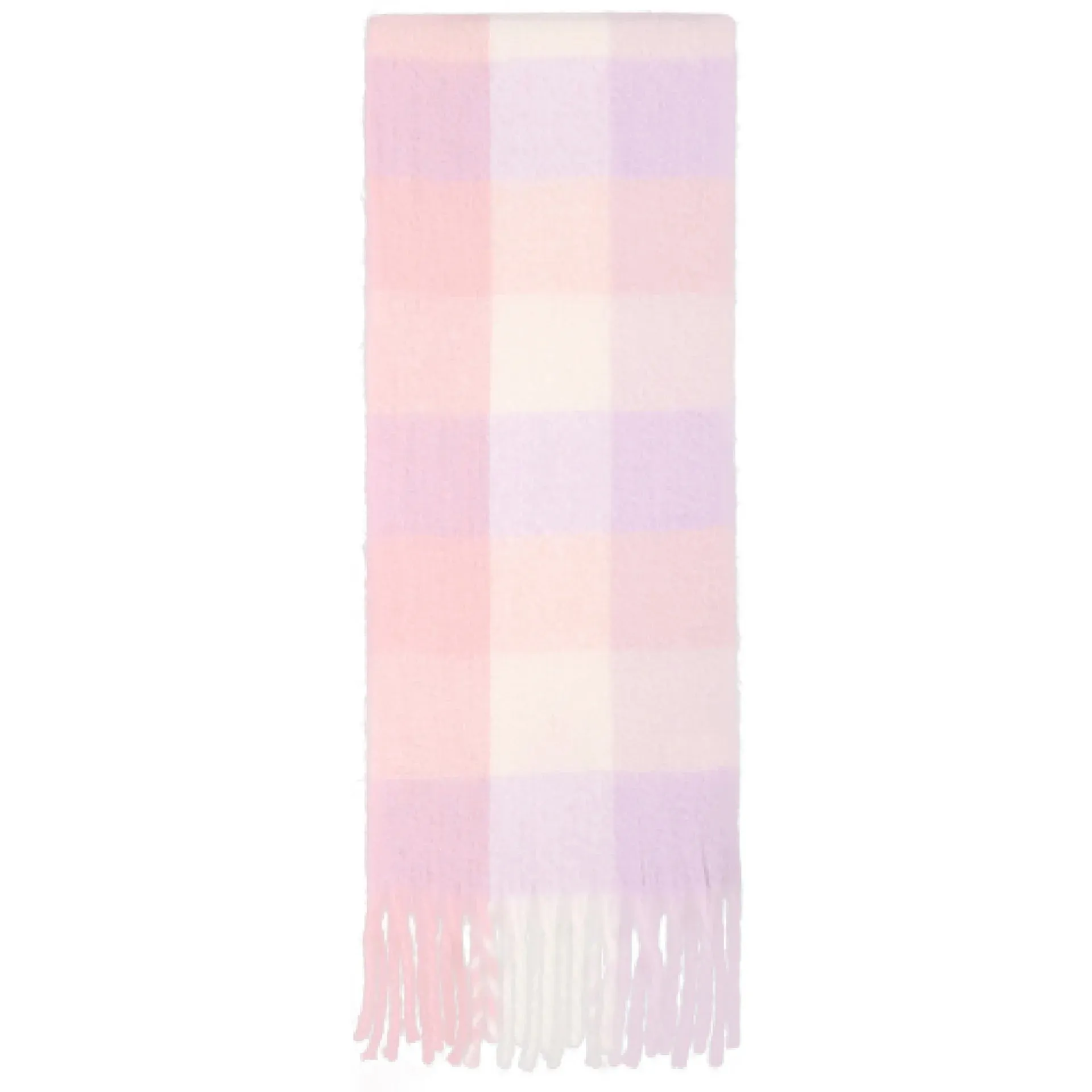 Wool Scarf Women Winter Pure Color Soft Mohair Thick Warm Long Muffler Scarf